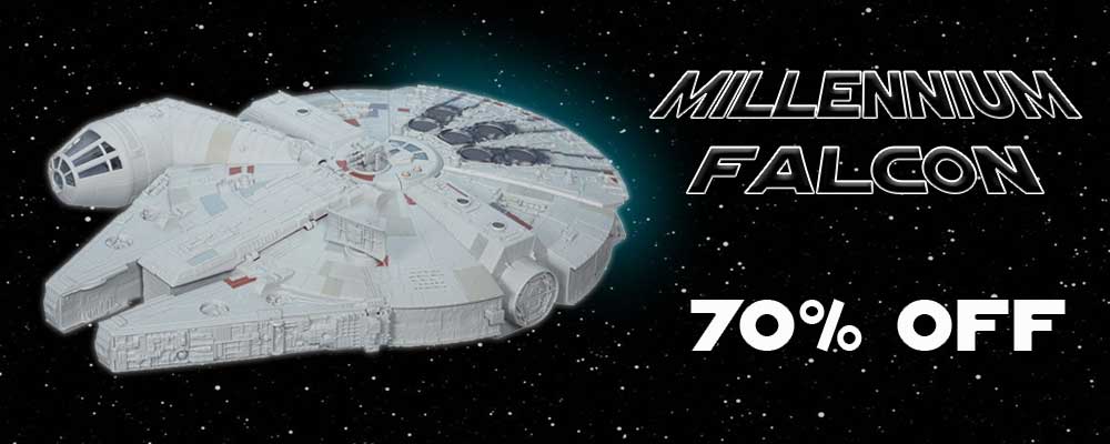 Black Friday Sales at Jedi-Robe.com Millennium Falcon 70% off
